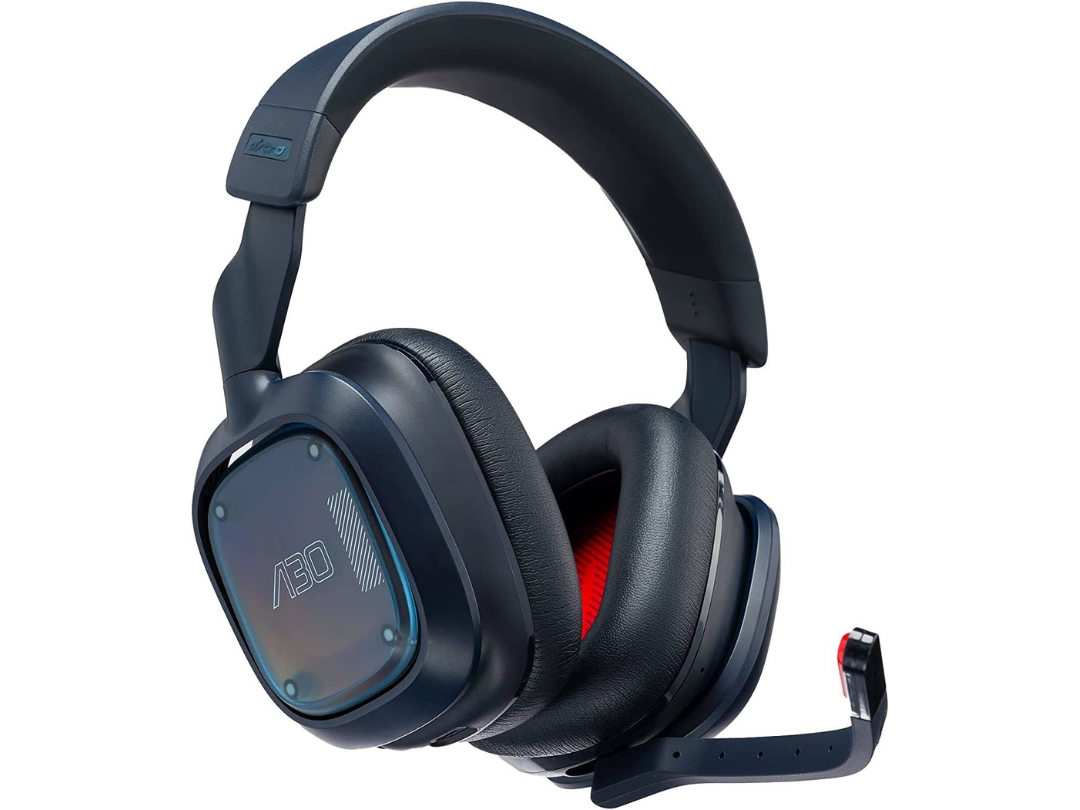 Logitech Astro A30 Lightspeed Wireless Gaming Headset, Bluetooth, Dolby Atmos, Detachable Boom, 27H Battery, USB-C Charging, For PS5, XBox Series XS, Mac, Windows 10/11 & Mobile, Blue | 939-002008 Logitech Astro A30 Lightspeed Wireless Gaming Headset, Bluetooth, Dolby Atmos, Detachable Boom, 27H Battery, USB-C Charging, For PS5, XBox Series XS, Mac, Windows 10/11 & Mobile, Blue | 939-002008